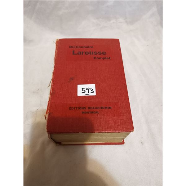 Vintage french dictionary