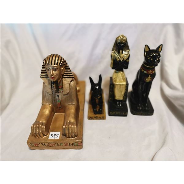 Four egyptian figurines, nicely made