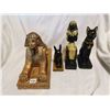 Image 1 : Four egyptian figurines, nicely made