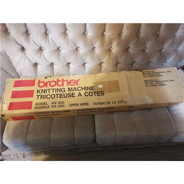 Brother knitting machine, never used