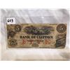 Image 1 : 1859 Bank of Clifton $5 Bill