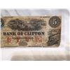 Image 3 : 1859 Bank of Clifton $5 Bill