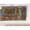 Image 2 : 1859 Bank of Western Canada Rare $2 Bill