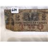 Image 3 : 1859 Bank of Western Canada Rare $2 Bill