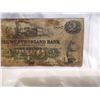 Image 2 : 1861 Westmorland Bank $2 Bill