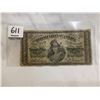 Image 1 : 1870 Shinplaster 25 cent Bill