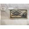 Image 1 : 1900 Cutting Error Shift Shinplaster 25 cent Bill