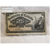 Image 2 : 1900 Cutting Error Shift Shinplaster 25 cent Bill