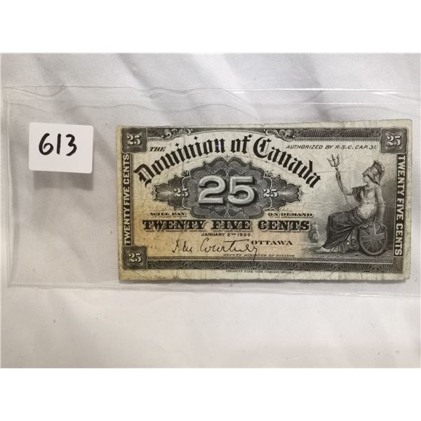 1900 25 cent Shinplaster