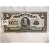Image 1 : 1923 Black Seal $1 Bill
