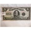 Image 2 : 1923 Black Seal $1 Bill