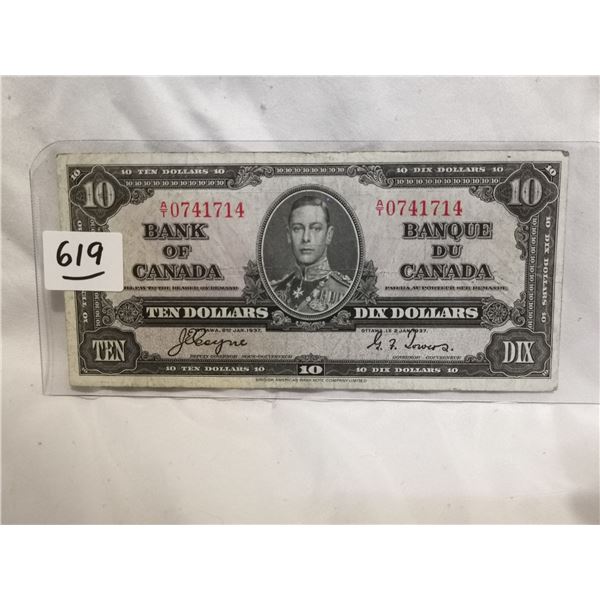 1937 $10 Bill, Coyne Towers