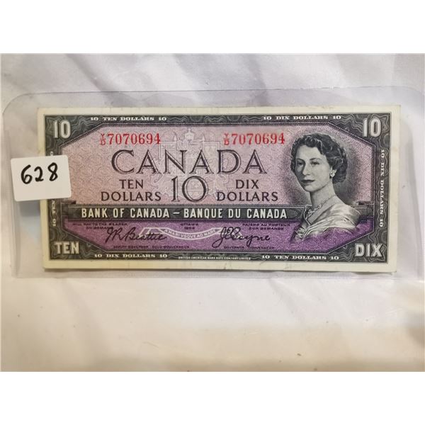 1954 $10 Bill, Beattie Coyne