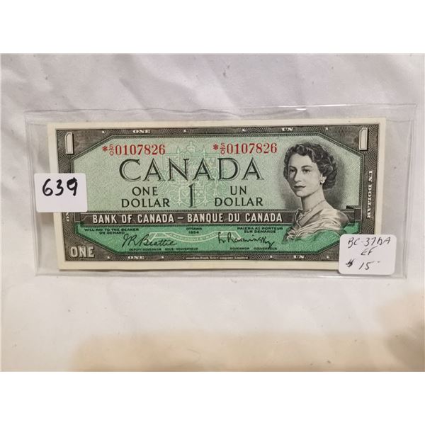 1954 $1 Replacement Bill, EF