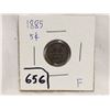 Image 1 : 1885 5 Cent Coin