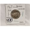 Image 1 : 1967 Silver 25 cent, UNC, Diving Cougar