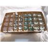 Image 1 : 32 NOS Glass Knobs