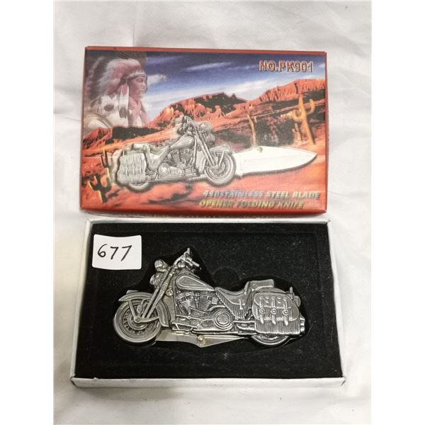 Motorcycle Folding Knife