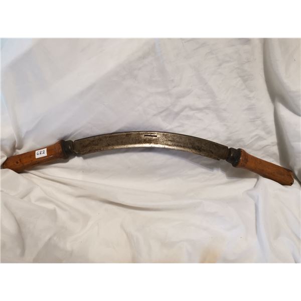Large Antique Bank Sweden Draw Knife