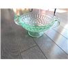 Image 5 : URANIUM GLASS TWO HANDLED SUGAR BOWL NO CHIPS OR CRACKS BEAUTIFUL GLOW