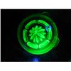 Image 2 : URANIUM GLASS REAMER LOVELY GLOW CHIPS ON BOTTOM NONE ON TOP SEE PICTURE