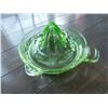 Image 4 : URANIUM GLASS REAMER LOVELY GLOW CHIPS ON BOTTOM NONE ON TOP SEE PICTURE