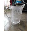 Image 2 : EAPG 1880’S LARGE PITCHER, FLORAL DESIGN, 8 ½ “TALL SMALL CHIP ON ONE FOOT