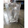 Image 4 : EAPG 1880’S LARGE PITCHER, FLORAL DESIGN, 8 ½ “TALL SMALL CHIP ON ONE FOOT
