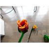 Image 4 : ART GLASS TULIP AND ROSE VERY LONG