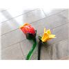 Image 5 : ART GLASS TULIP AND ROSE VERY LONG