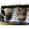 Image 3 : MCINTOSH ROBERT BATEMAN MOOSE FAMILY COFFE MUGS WITH BOX