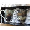 Image 4 : MCINTOSH ROBERT BATEMAN MOOSE FAMILY COFFE MUGS WITH BOX