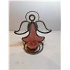 Image 2 : STAIN GLASS ANGEL CANDLE HOLDER