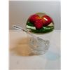 Image 2 : ACRYLIC LUCITE JAM JAR WITH SPOON AND LID