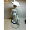 Image 3 : LADY WALKING DOG, PORCELAIN FIGURINE, GERMAN NORITAKE