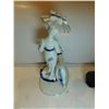 Image 4 : LADY WALKING DOG, PORCELAIN FIGURINE, GERMAN NORITAKE