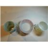 Image 2 : VINTAGE FIREKING AND TERMO-RAY DISHES, ONE WITH TULIPS