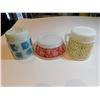 Image 3 : VINTAGE FIREKING AND TERMO-RAY DISHES, ONE WITH TULIPS