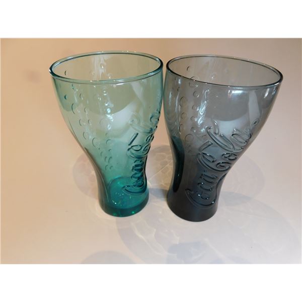 2-MCDONALD COKE A COLA GLASSES NO BOX