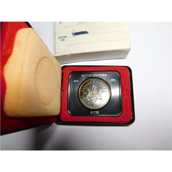 1971 SILVER, SILVER DOLLAR IN CASE, 0.375OZ GSW IN SILVER