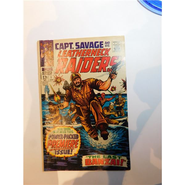 CAPT. SAVAGE #1 12 CENT COMIC, JAN 1968