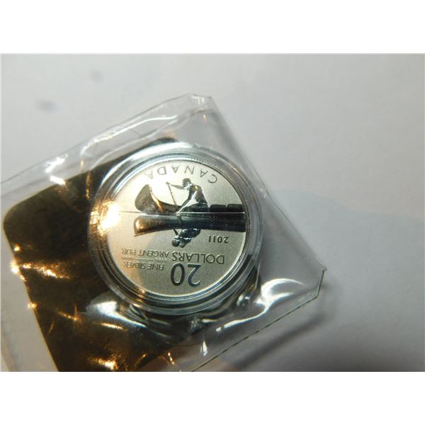 20 FOR 20 SILVER CANOE COIN