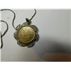 Image 4 : SILVER NETHERLANDS COIN PENDANT ON STERLING CHAIN