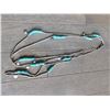 Image 1 : STERLING AND TURQUOISE NECKLACE