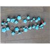 Image 2 : STERLING AND TURQUOISE NECKLACE