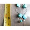Image 3 : STERLING AND TURQUOISE NECKLACE