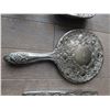 Image 4 : VINTAGE SILVER TONE VANITY SET