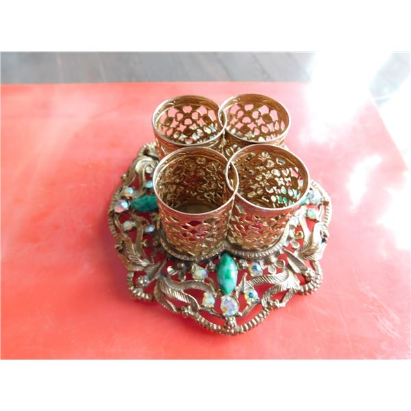 VINTAGE FILIGREE LIPSTICK HOLDER