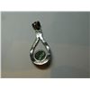 Image 2 : STERLING PENDANT GREEN STONE