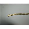 Image 4 : STERLING INFINITY AND CRYSTAL BRACELET, GOLD TONED